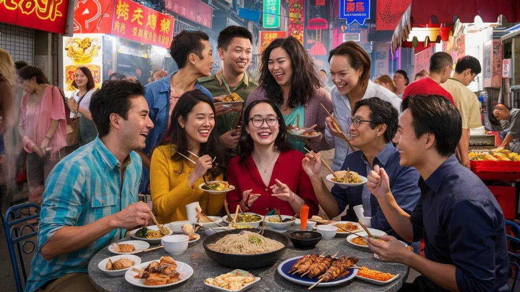 Chinatown Hawker Leftovers Consumption