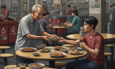 Chinatown Hawker Leftovers Consumption