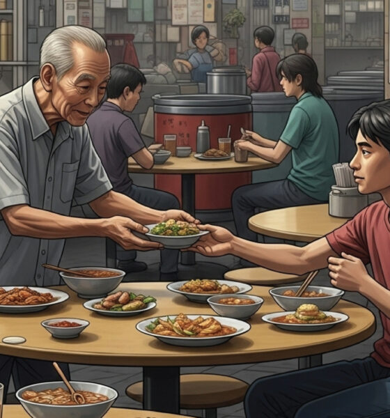 Chinatown Hawker Leftovers Consumption