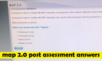 Map 2.0 post assessment answers