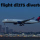 Delta flight dl275 diverted lax