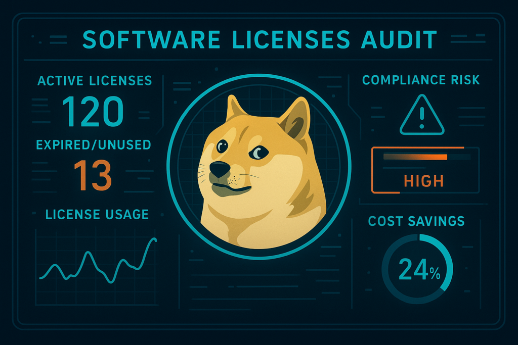 Doge Software Licenses Audit HUD